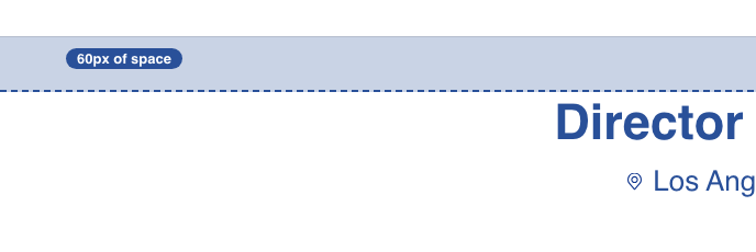 60px sections