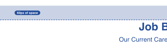 60px sections