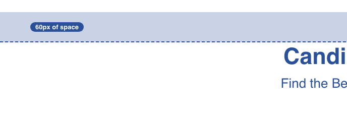 60px sections